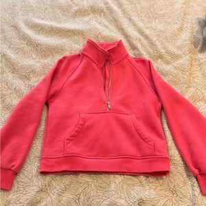 Kids' Pink Half-Zip Sweatshirt